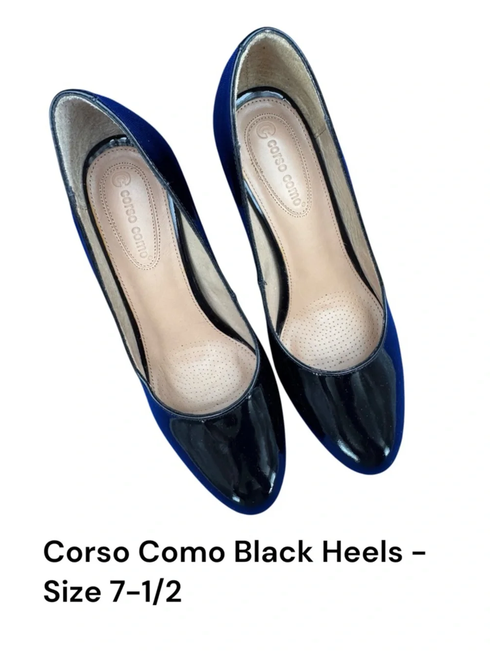 Corso Como Womens Black Stiletto Pump - Size 7.5M - Picture 2 of 5